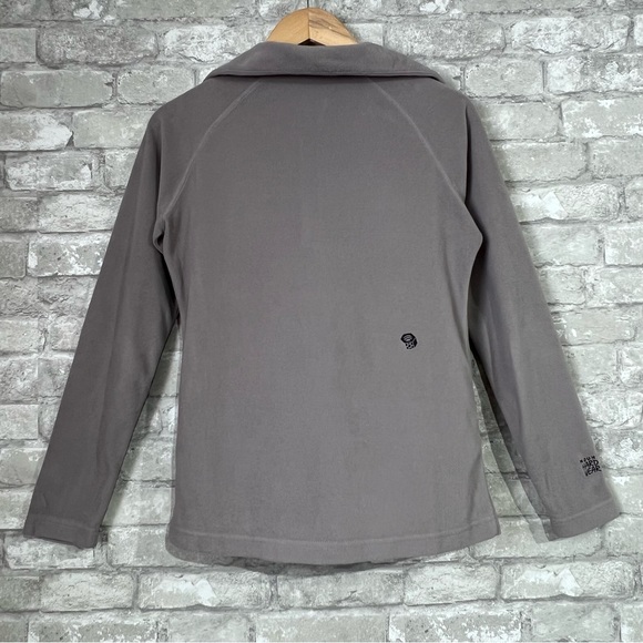 Mountain Hardwear  Women's Small Lightweight Fleece 1/4 Pullover jacket Gray - Picture 2 of 9